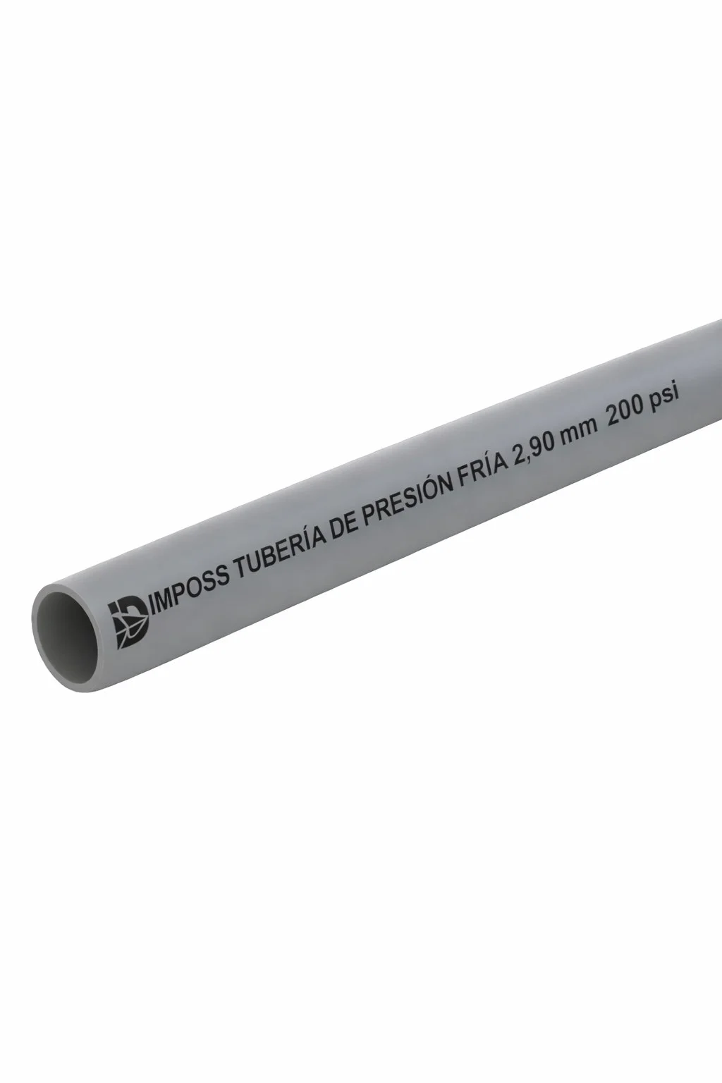 Tubo pvc AF 1 pulg 2.90-200 PSI gris 6 mts