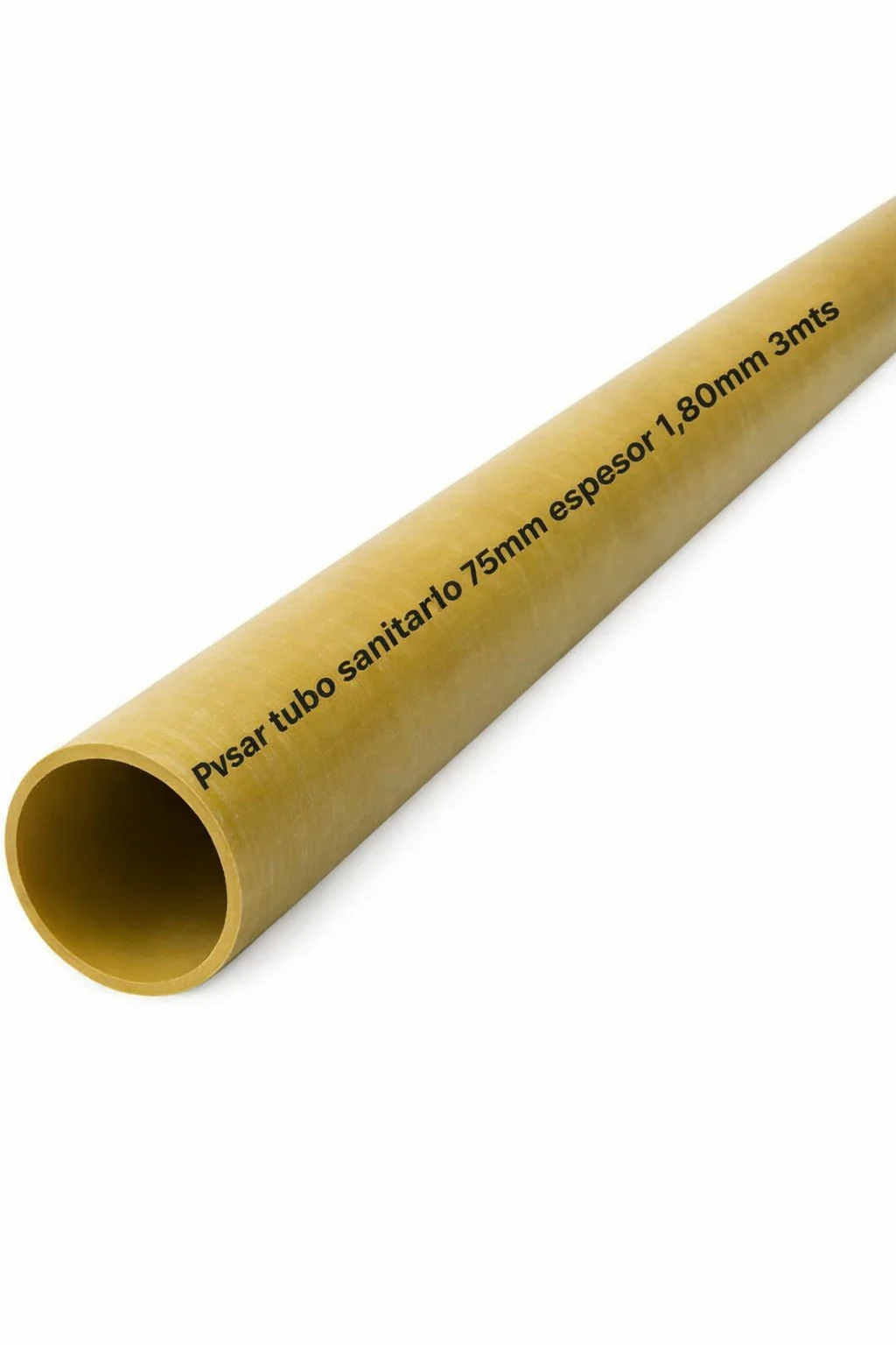 Tubo pvc AN 75mm ESP 1,8mm 3mts PVSAR