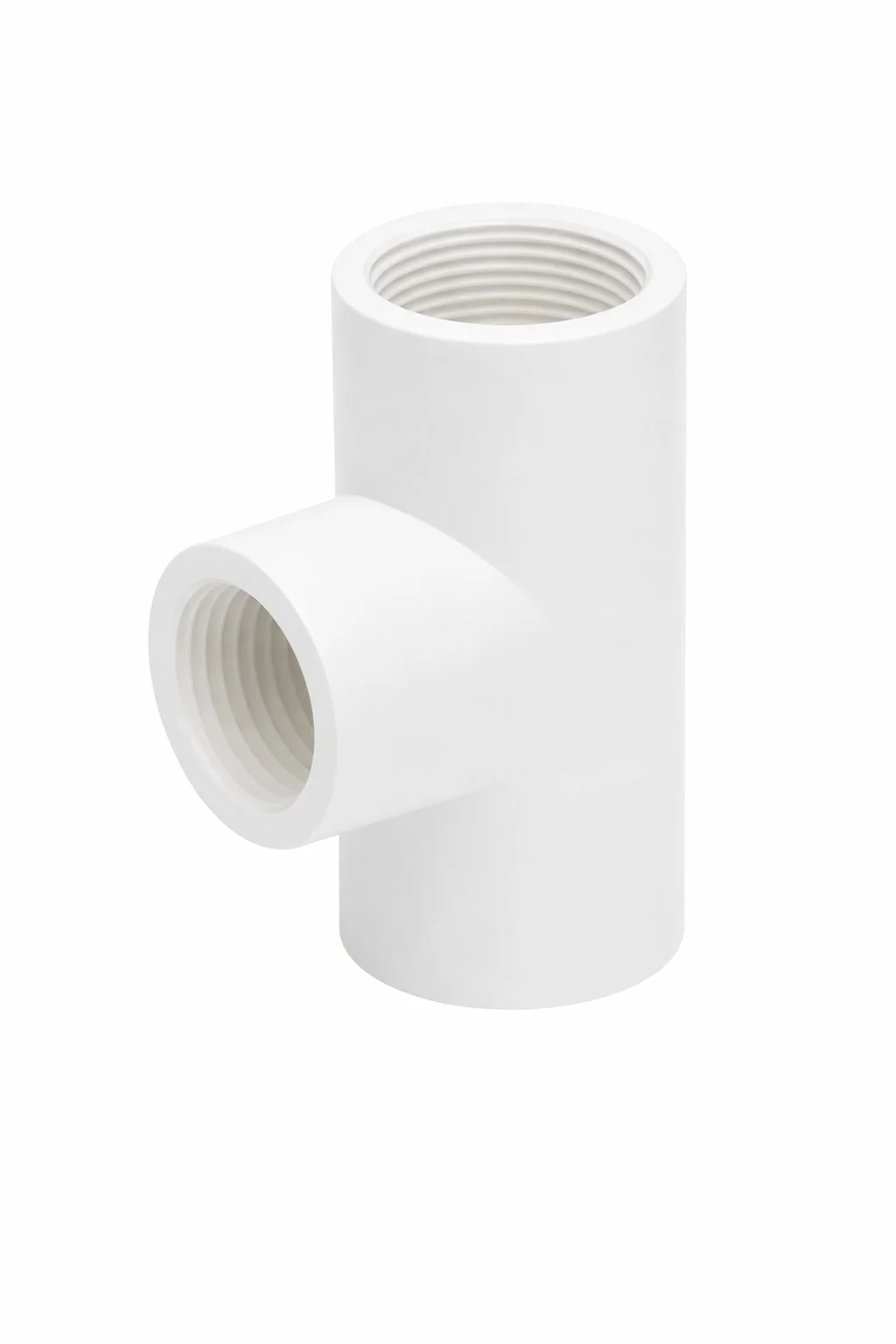 Tee pvc AF 1/2 roscado blanca