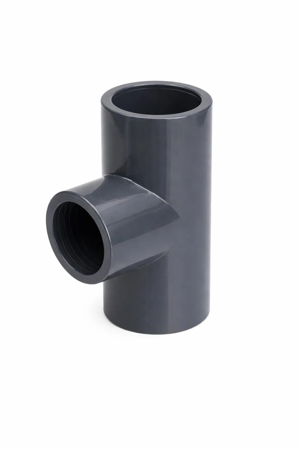 Tee pvc AF reduc 3/4 a 1/2 lisa