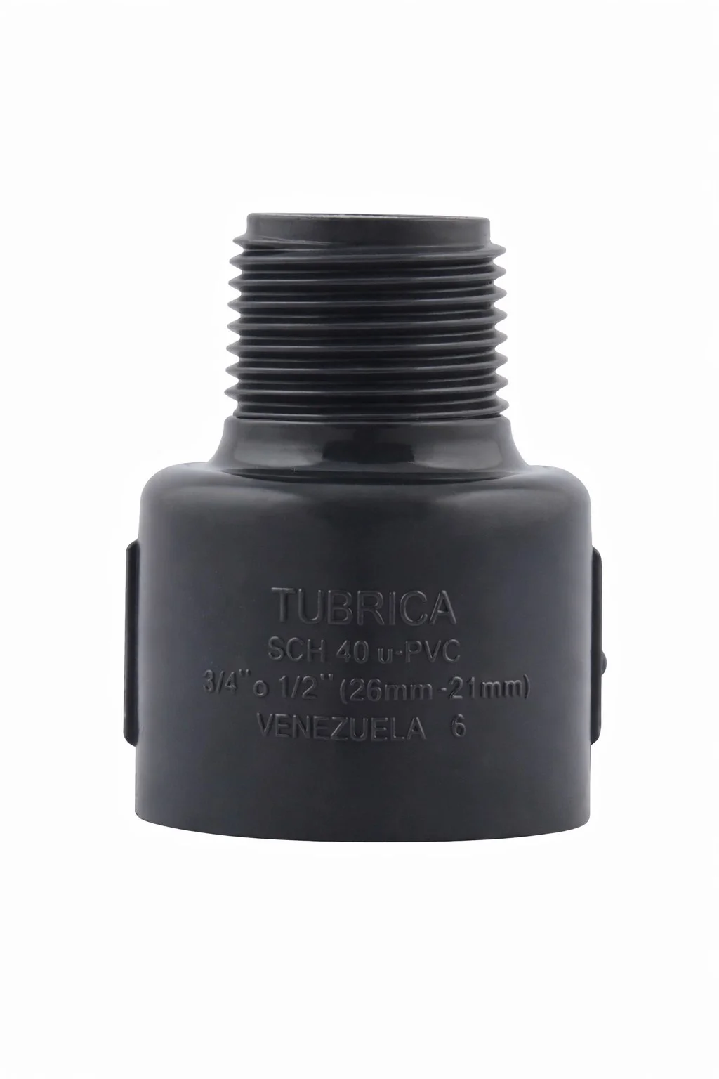 Adaptador macho pvc AF reducido de 3/4 a 1/2