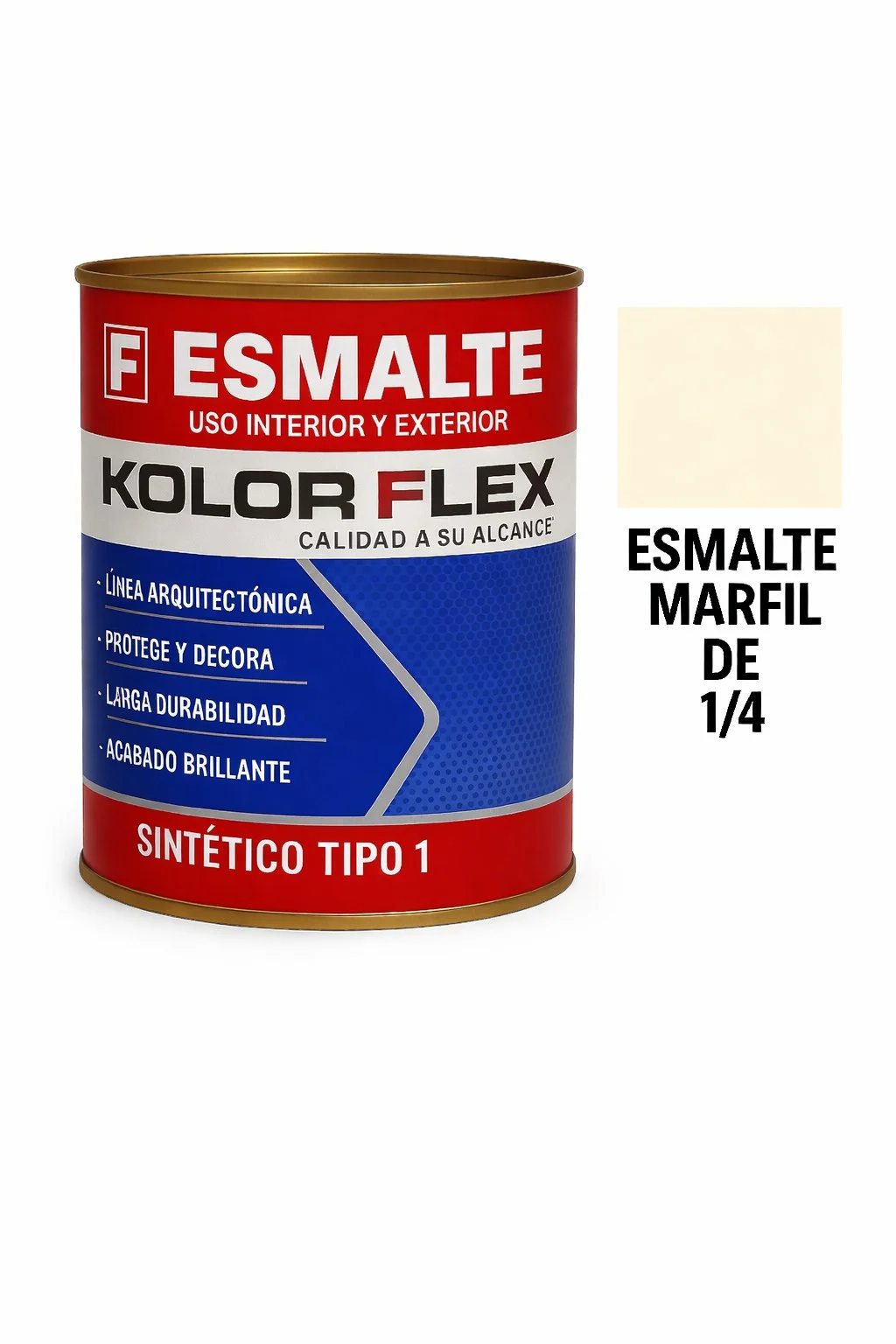 Esmalte Marfil de 1/4 De GL Kolor Flex