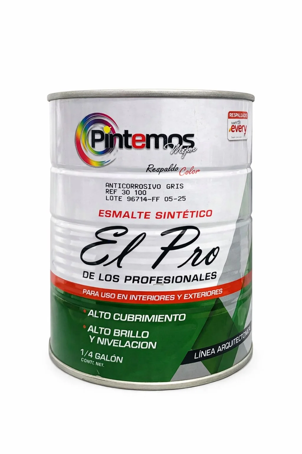 Anticorrosivo Gris 1/4 De GL Pintemos