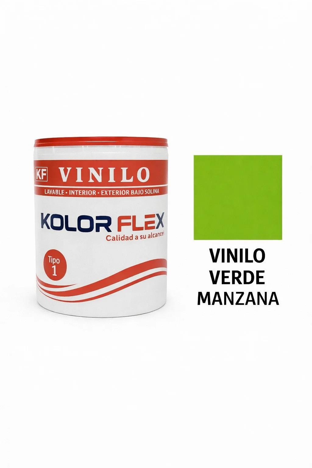 Vinilo Verde Manzana Tipo (1) De GL Kolor Flex