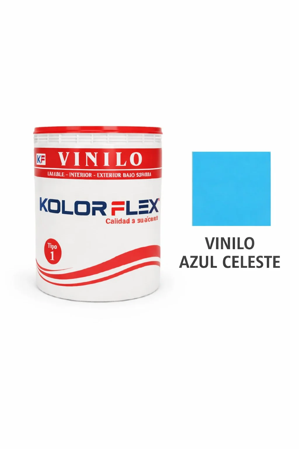 Vinilo Azul Celeste Tipo (1) De GL Kolor Flex