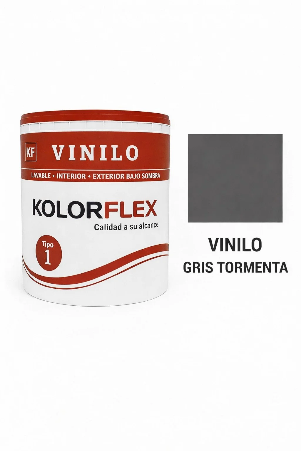 Vinilo Gris Tormenta  Tipo (1) De GL Kolor Flex