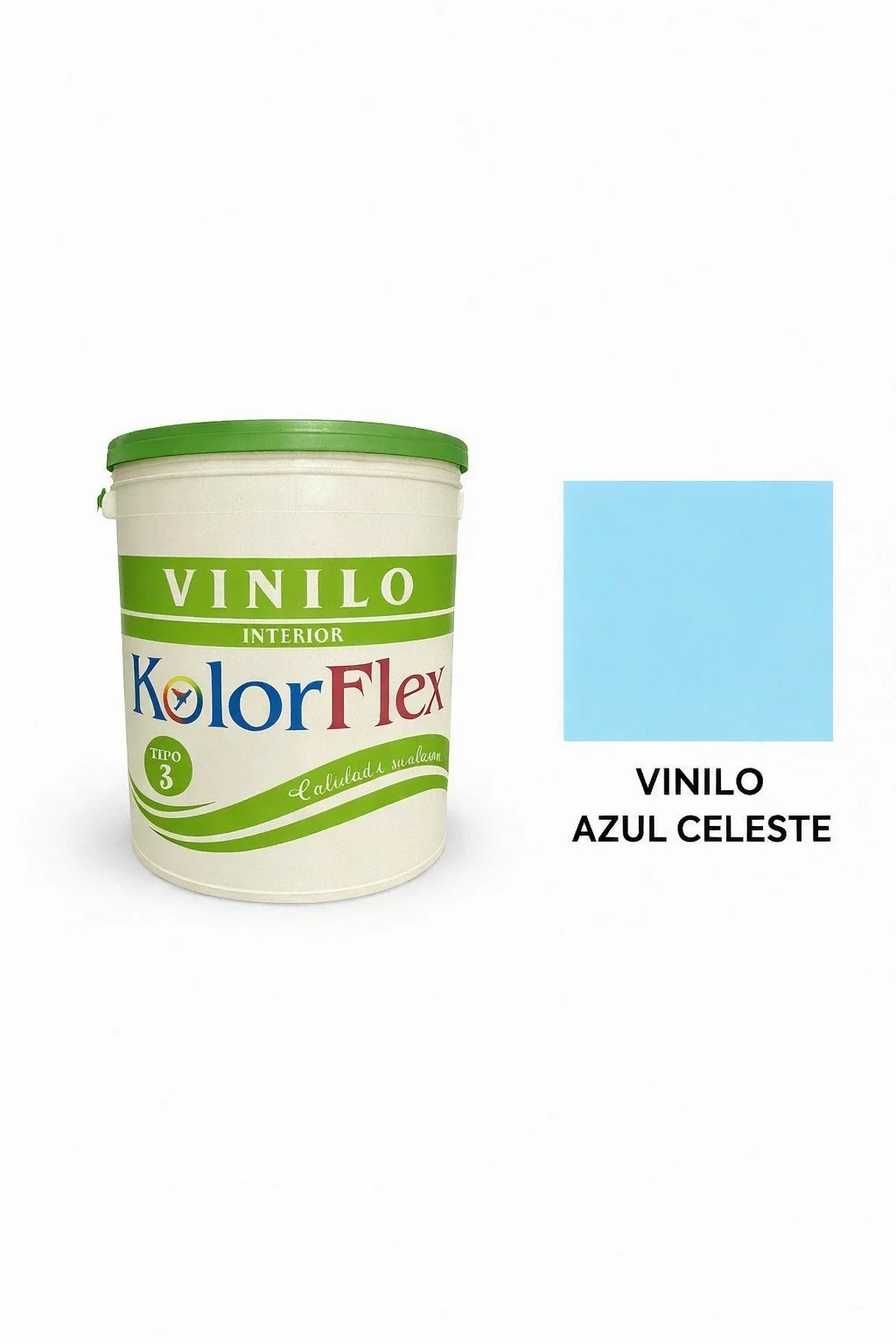 Vinilo Azul Celeste Tipo (3) De GL Kolor Flex