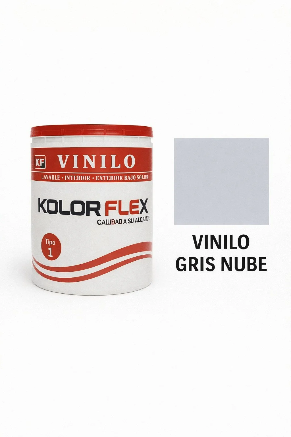 Vinilo Gris Nube Tipo (1) De GL Kolor Flex