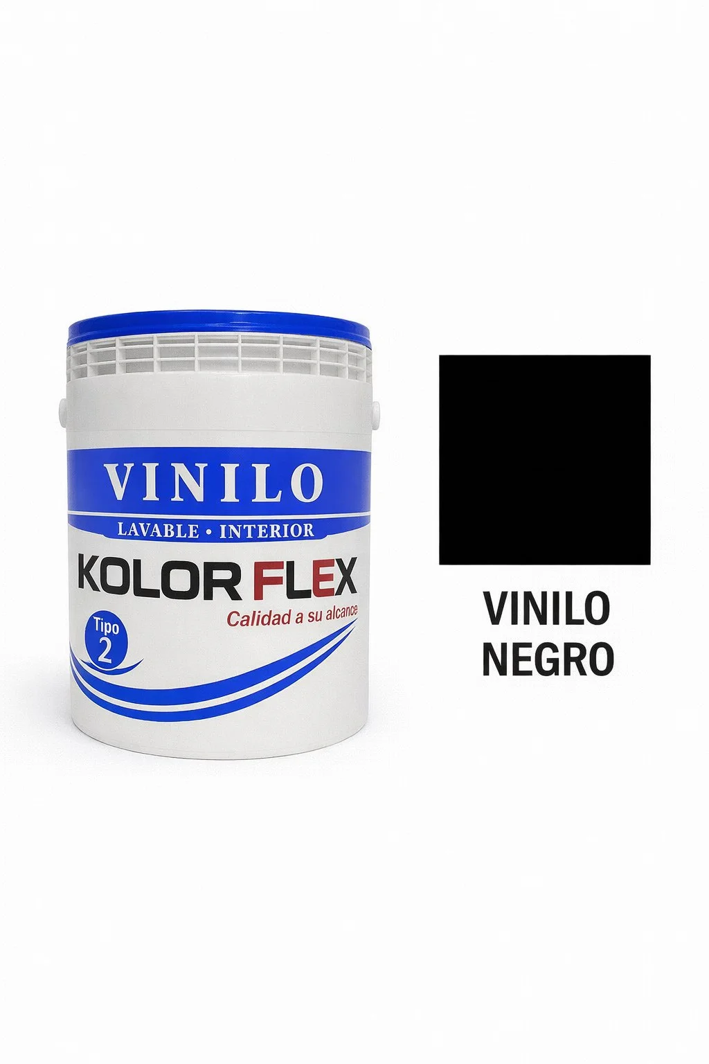 Vinilo Negro Tipo (2) De GL Kolor Flex