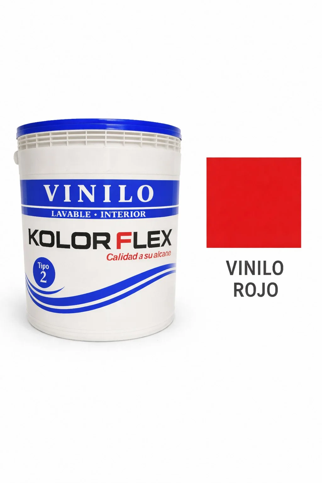 Vinilo Rojo Tipo (2) De GL Kolor Flex