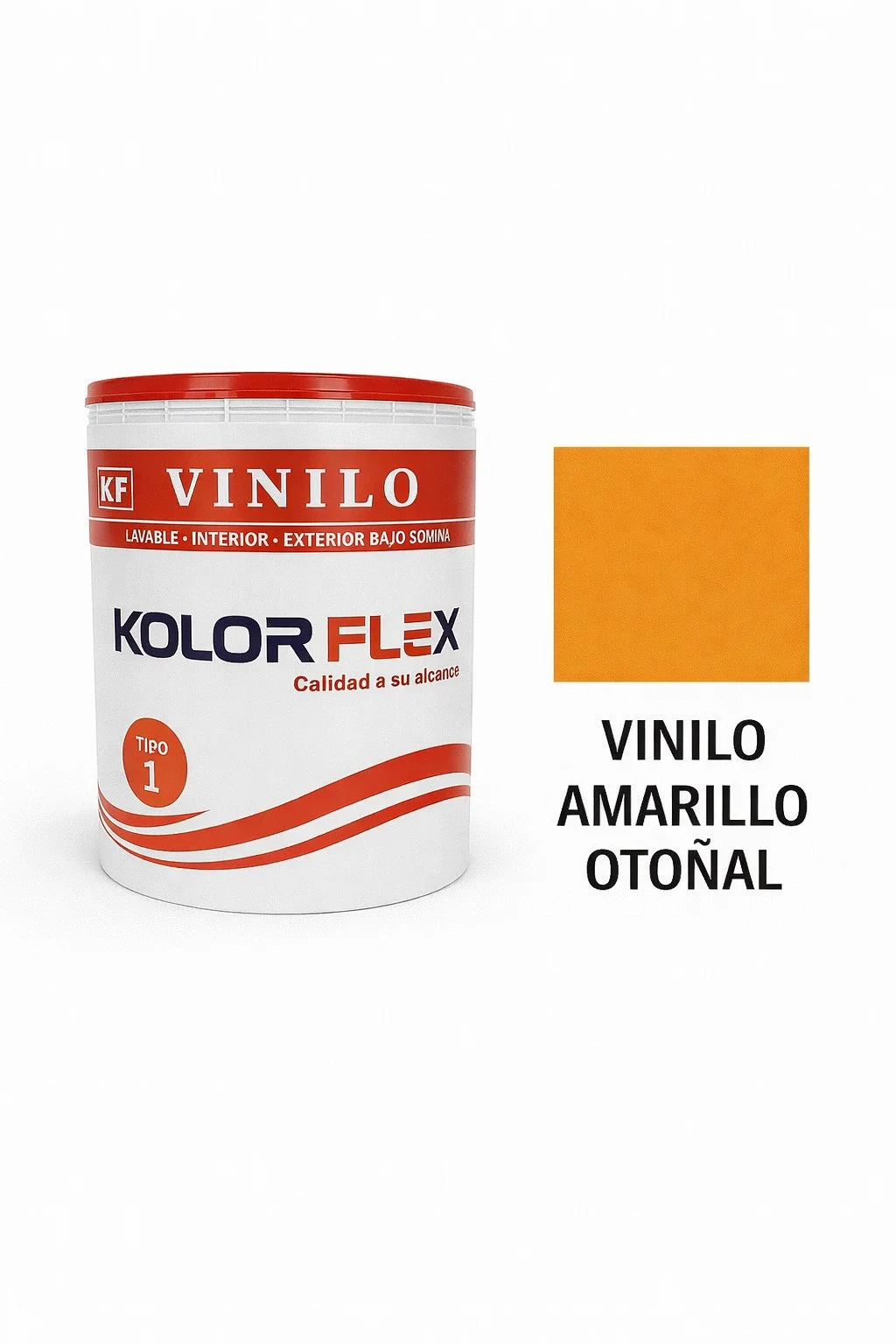 Vinilo Amarillo Otoñal Tipo (1) De GL Kolor Flex