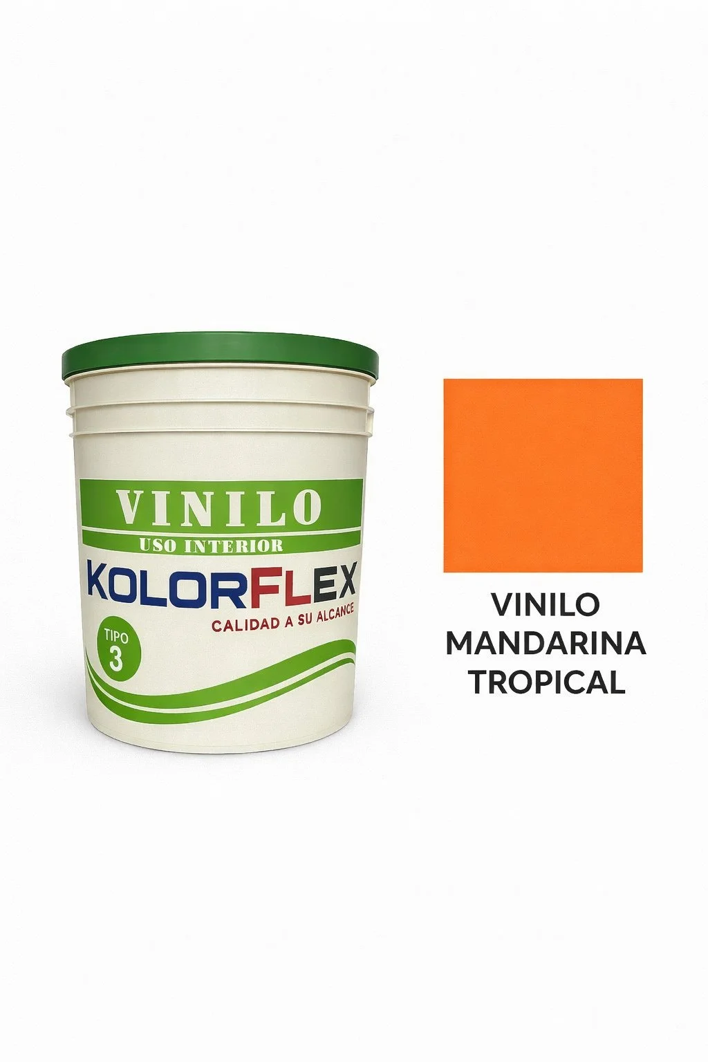 Vinilo Mandarina Tropical  Tipo (3) De CÑ Kolor Flex