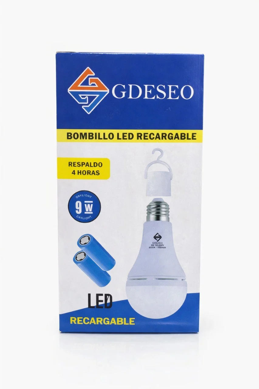 Bombillo Led 9w GDESEO Recargable