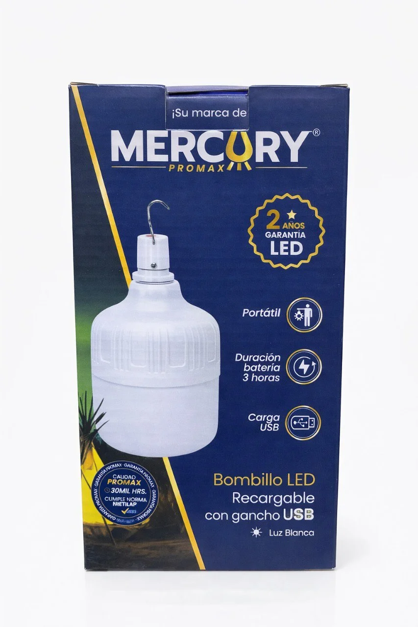 Bombillo De 30w Mercury Recargable
