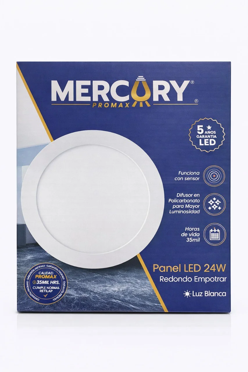 Lampara Redonda De Incrustar 24w
