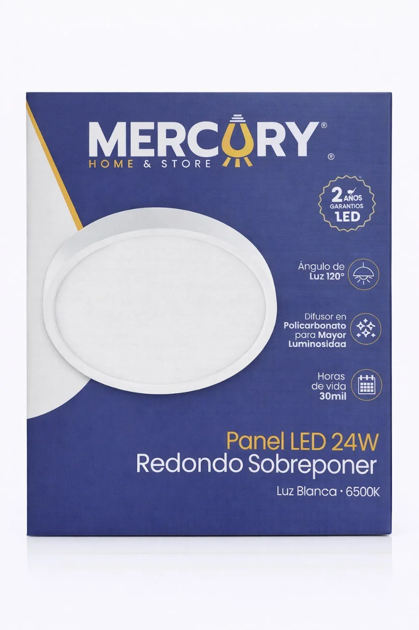 Lampara Redonda Sobreponer 24w