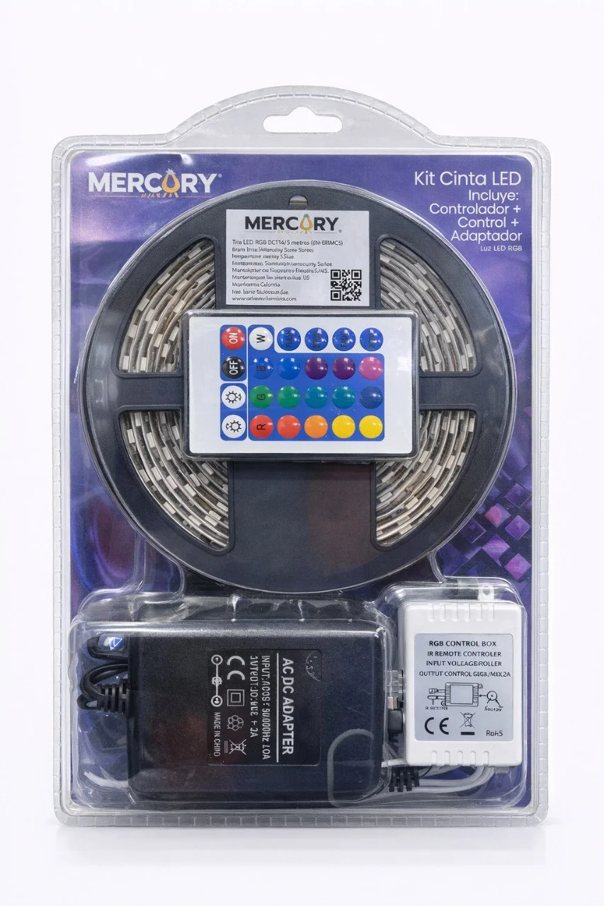 Kit Luz Led Cinta Mercury 5mts