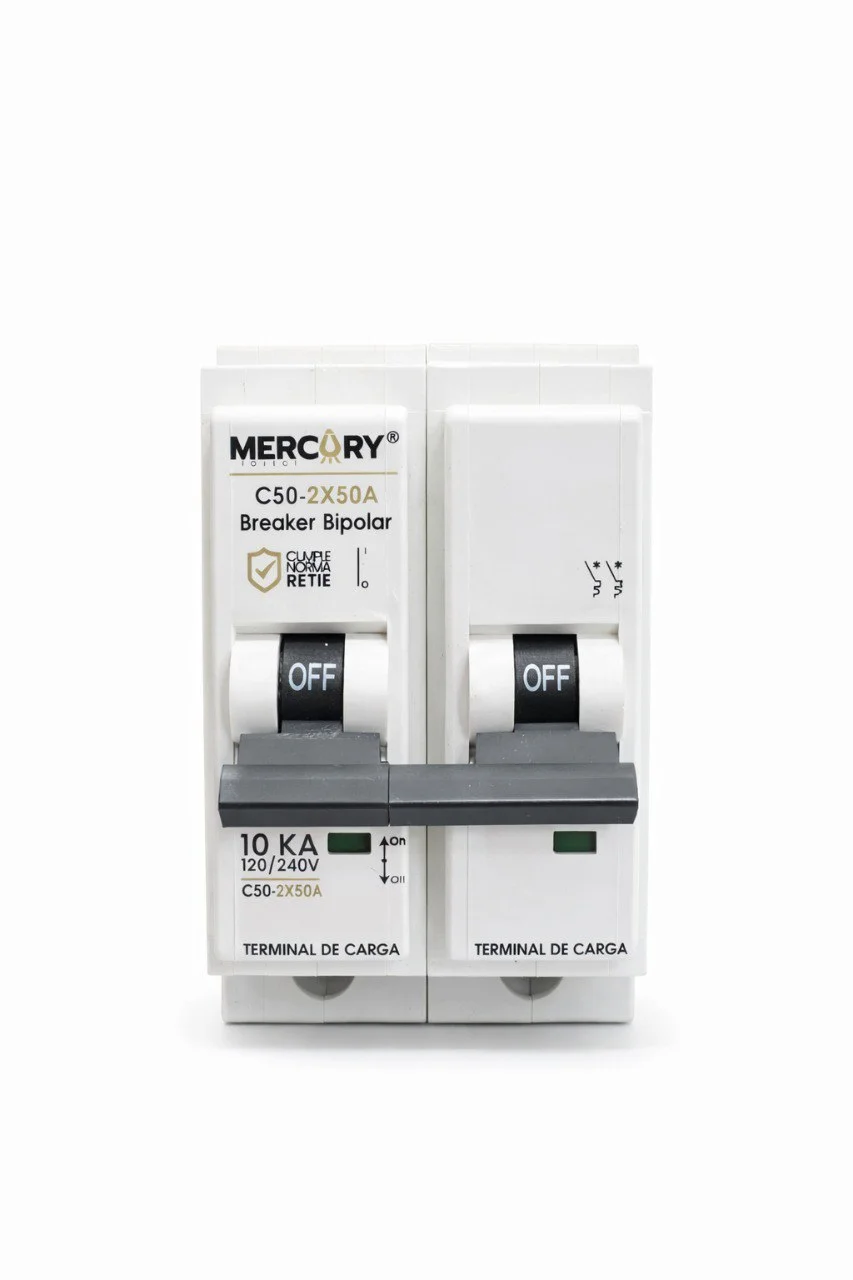 Breaker 2P 50AMP Empotrar Mercury