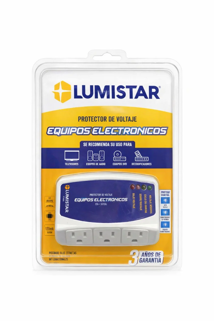 Protector De Voltaje P/Equipos Electronicos