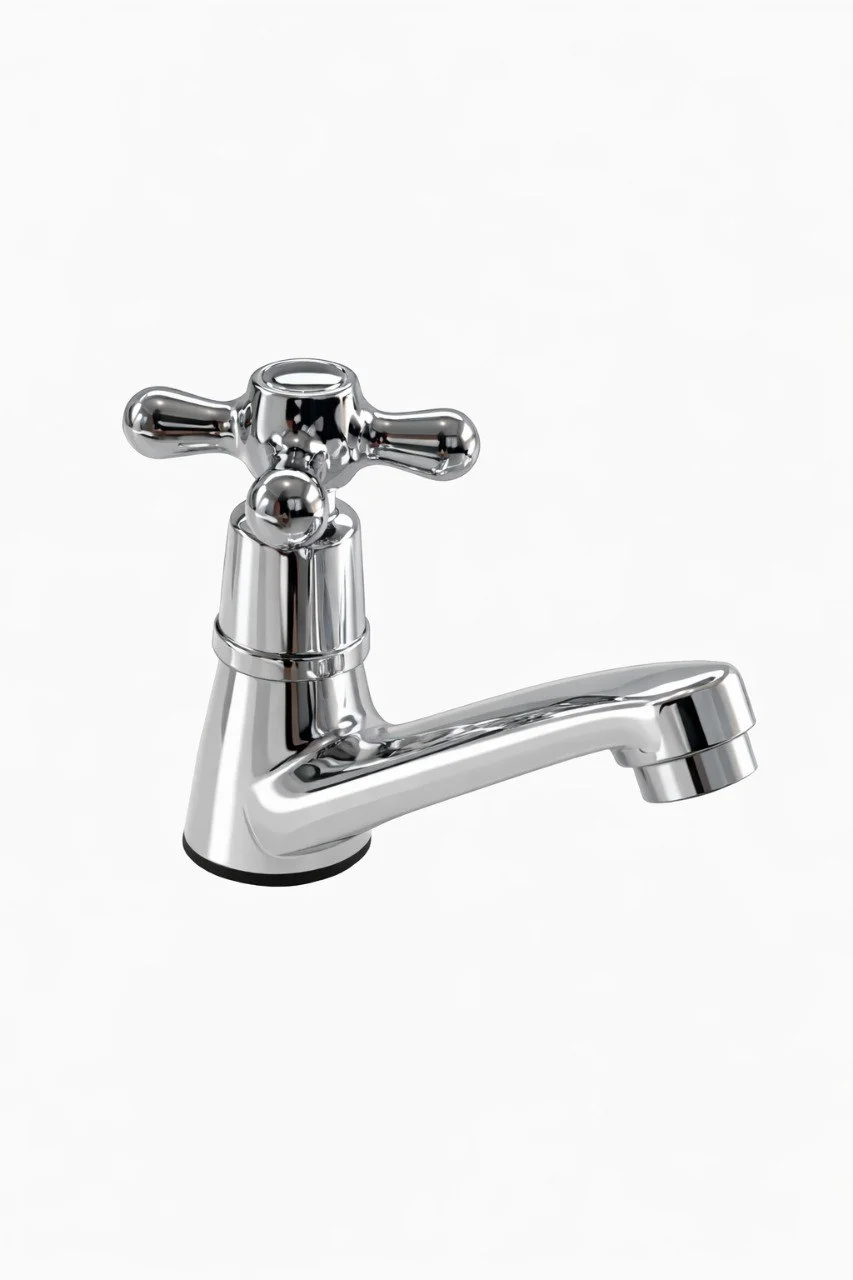 Llave Para Lavamanos Pomo Cruceta