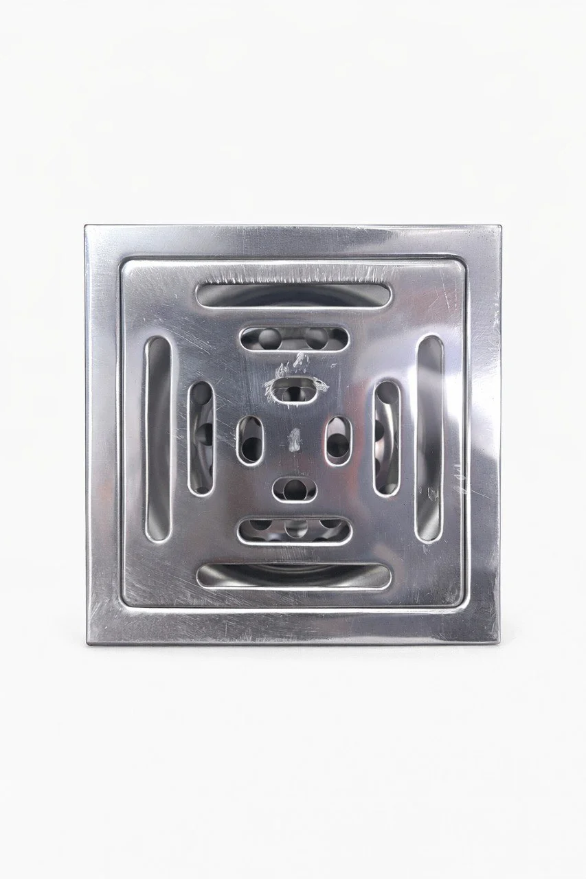 Rejilla Cuadrada De Lujo 4PULG Acero INOX