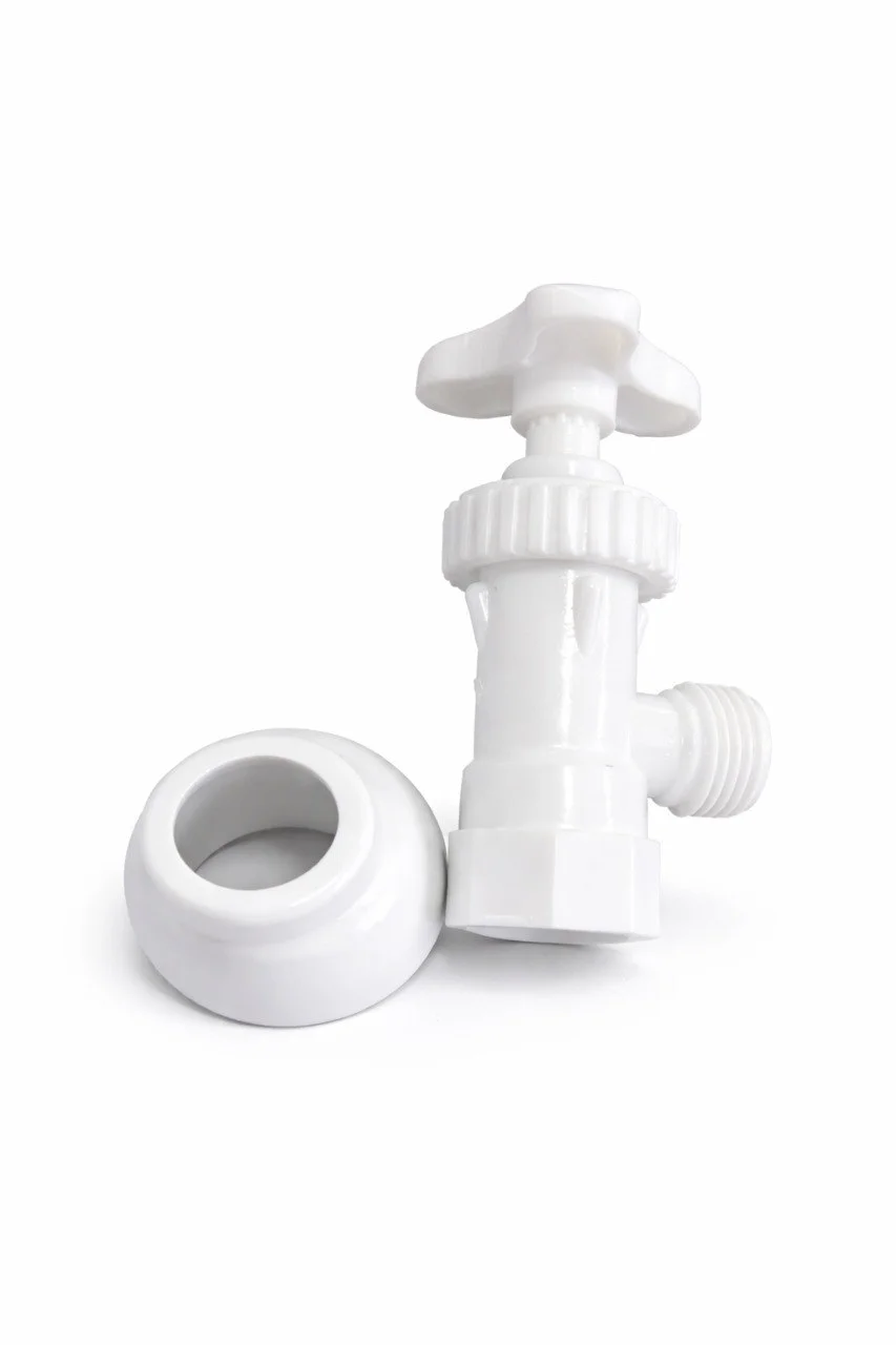 Llave De Arresto Plastica 1/2*1/2