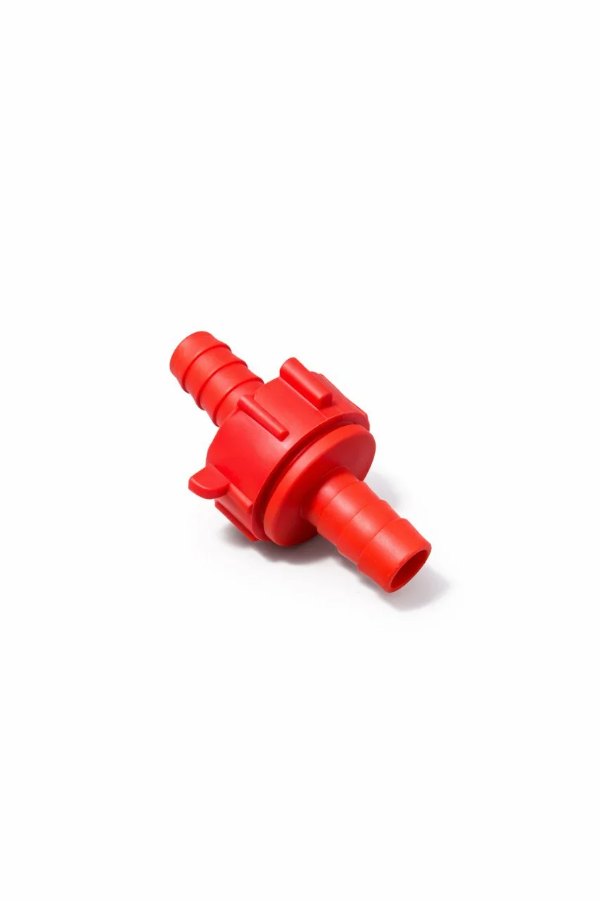 Racor Plastico Rojo P/Manguera