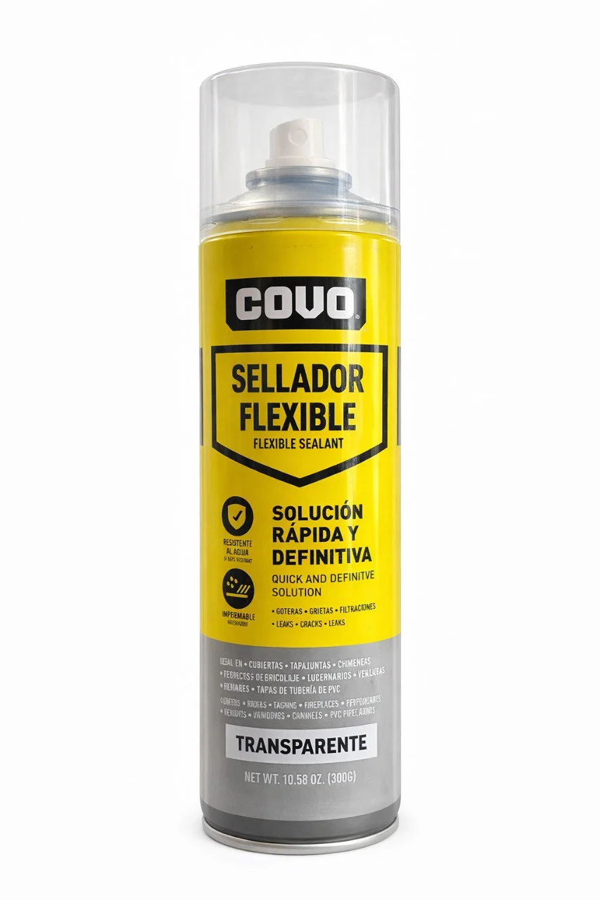 Spray Sellador Flexible Covo Transparente