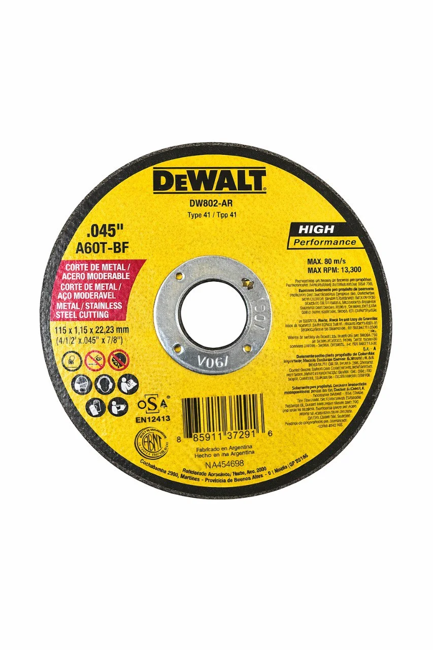 Disco Extra fino Corte Metal 4.1/2