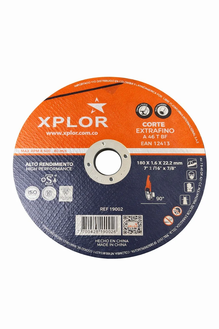 Disco Corte Metal XPLOR 7PULG