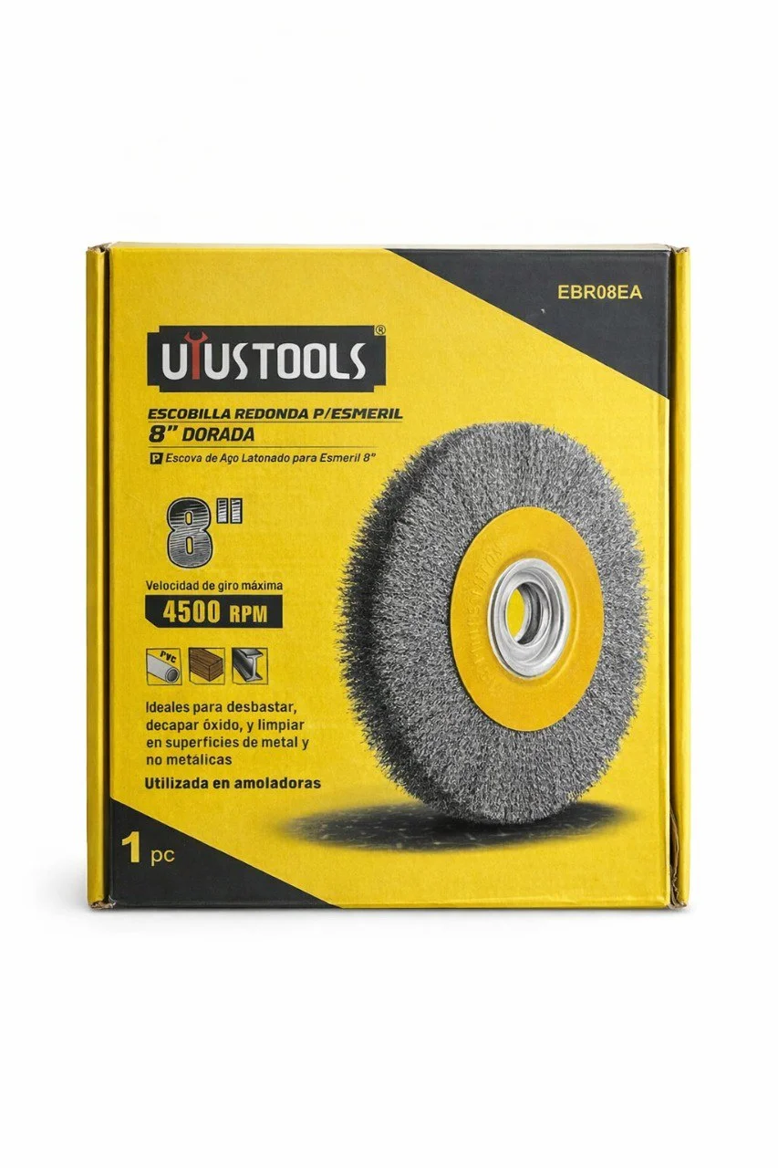 Grata Circular Escobilla P/Esmeril 8PULG