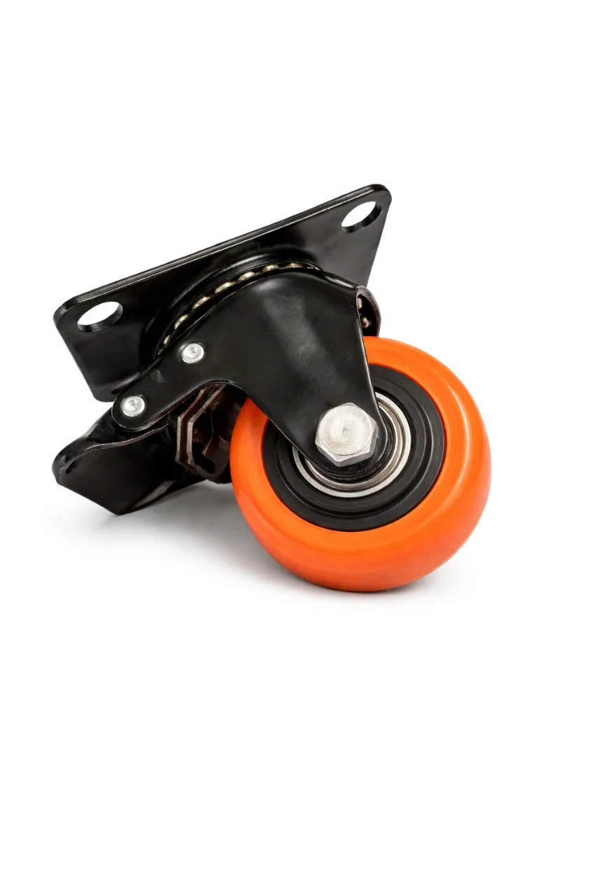 Rueda Naranja 2PULG C/Freno