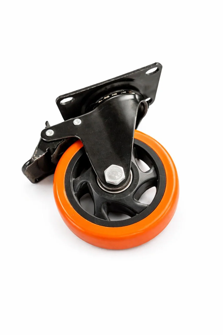 Rueda Naranja 4PULG C/FRENO