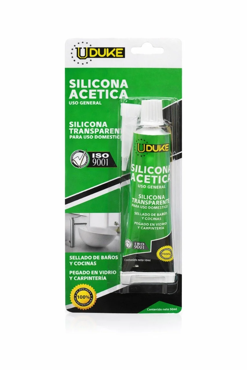 Silicona verde transparente