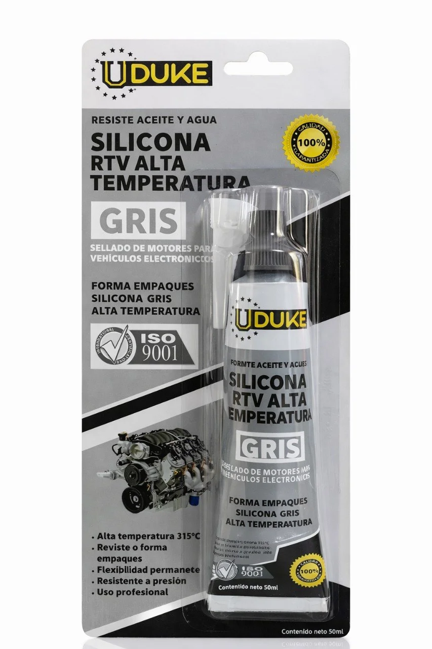 Silicona gris alta temperatura