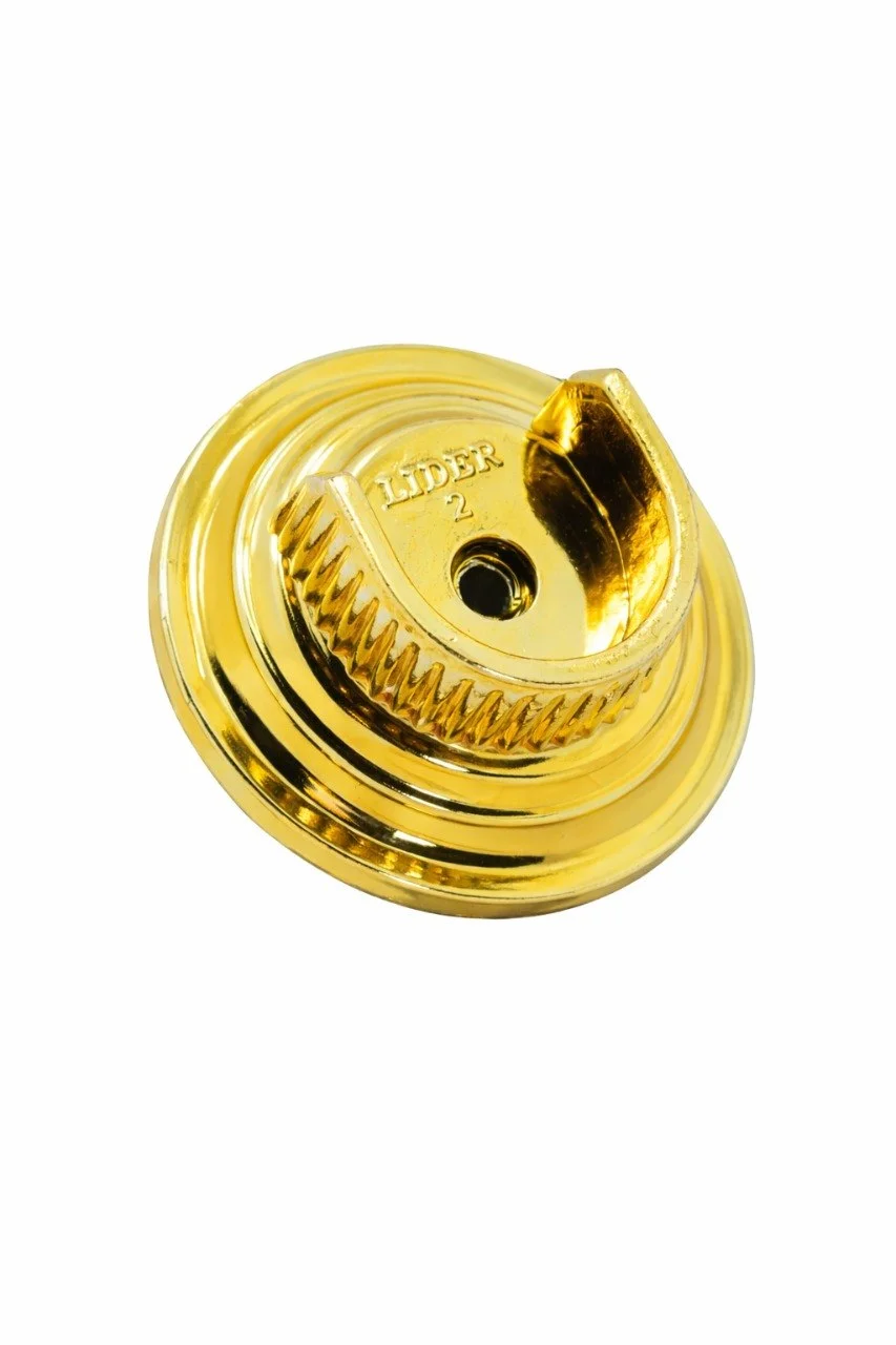 Plafon cortinero de 1pulg dorado