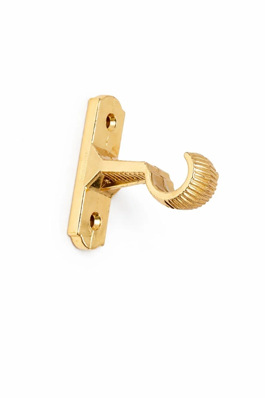 Soporte Dorado p/cortina 1/2