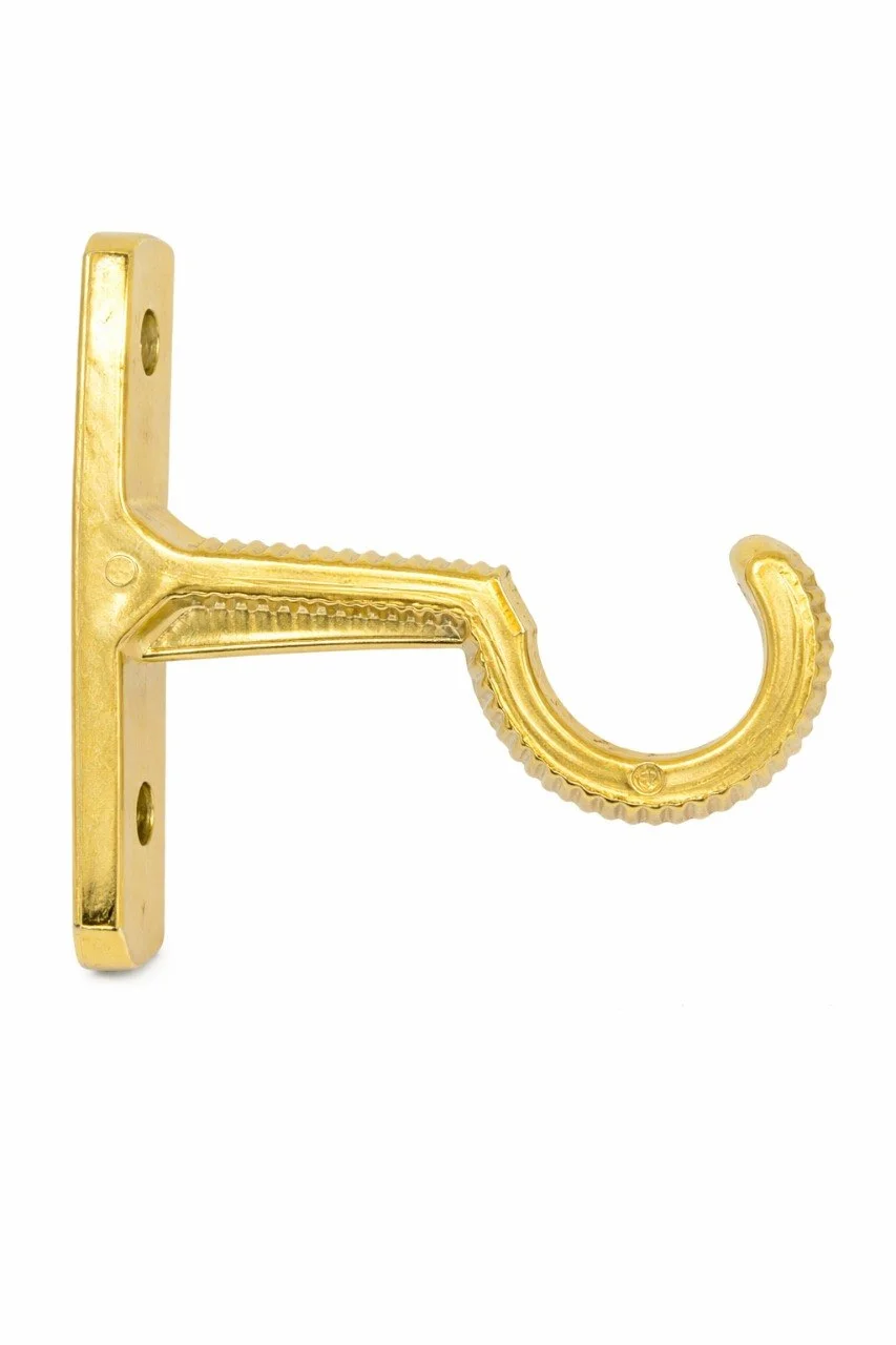 Soporte Dorado p/cortina 1pulg