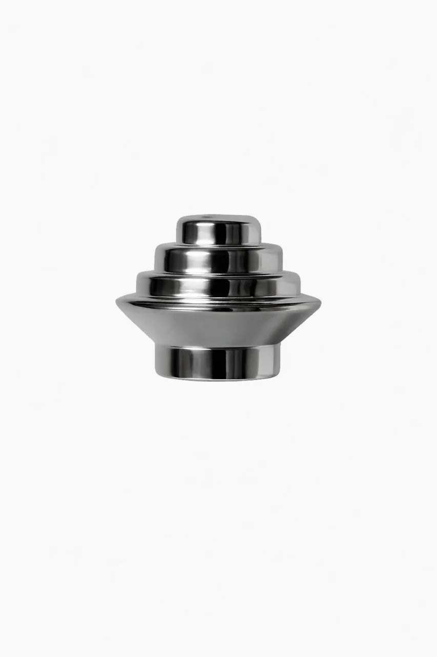 Tapon cortinero plateado  3/4