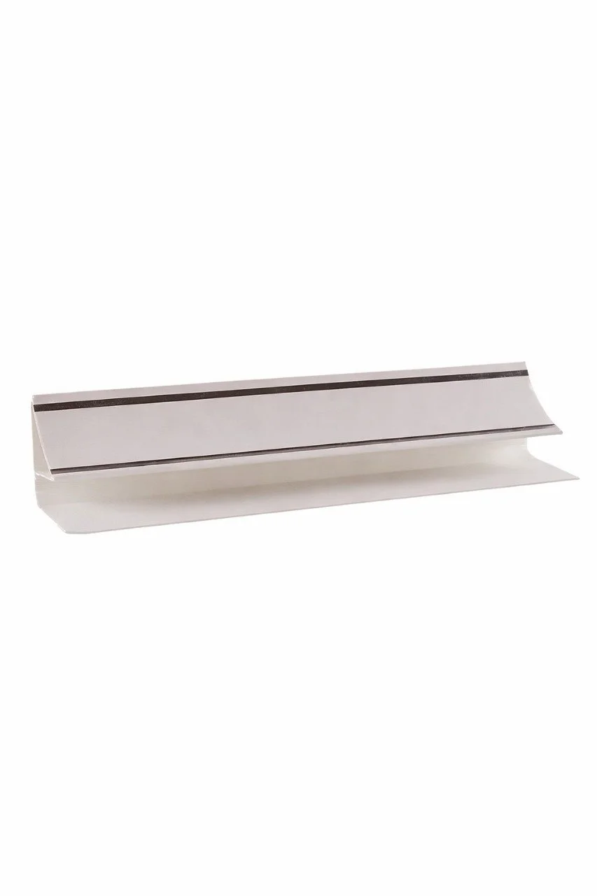 Cornisa p/techo pvc linea plateada
