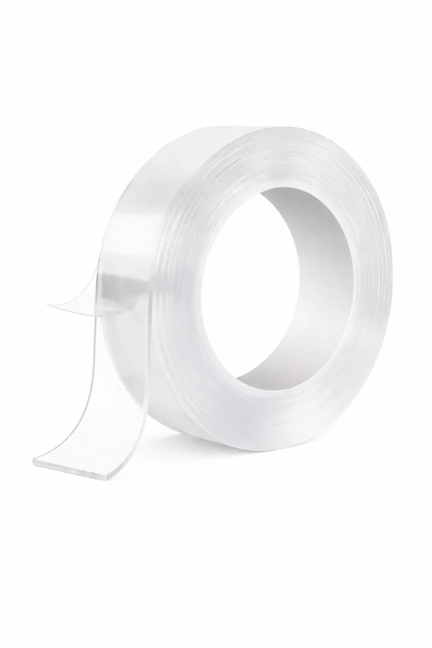 Cinta doble fax transparente