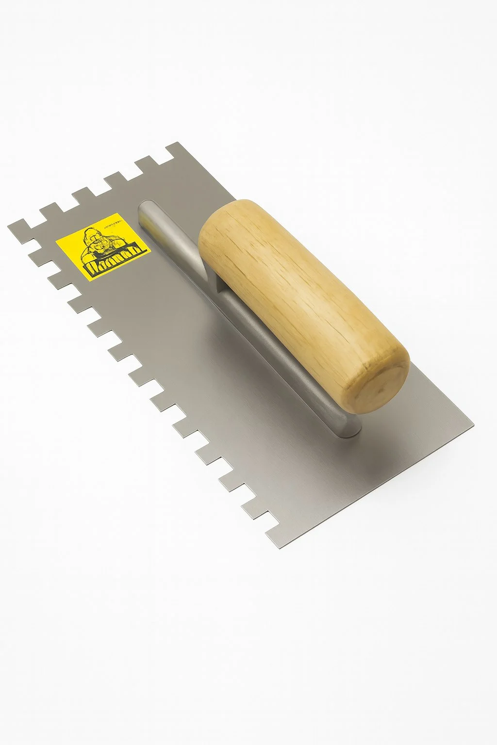 Llana metalica m/madera dentada