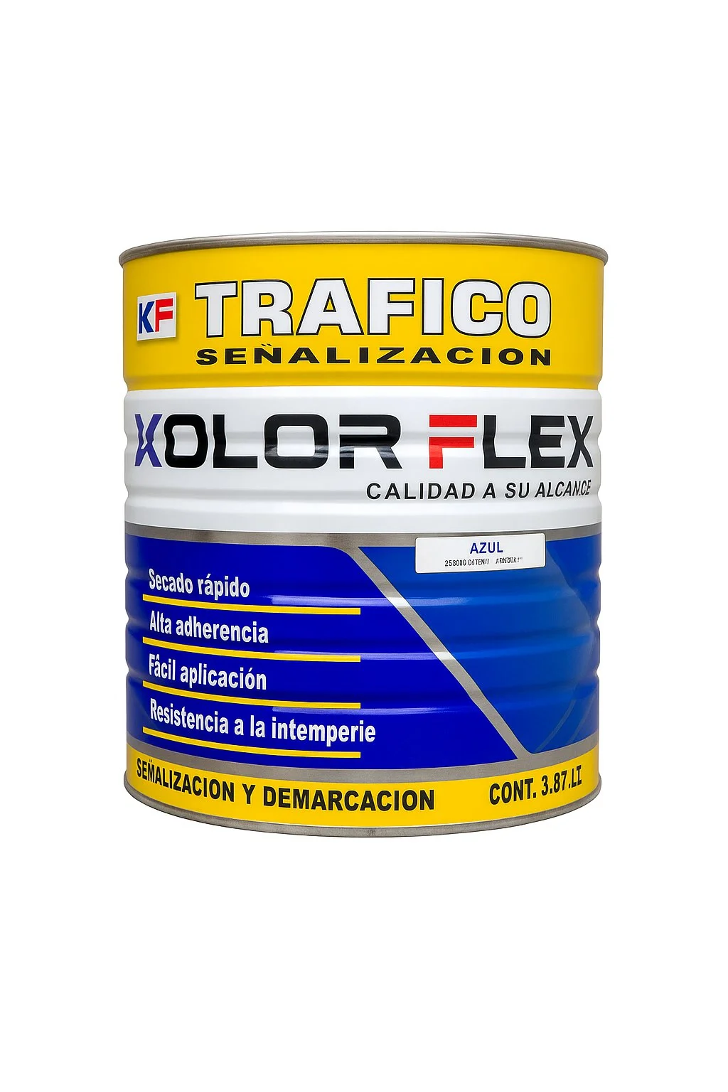 Pintura de alto trafico azul gl